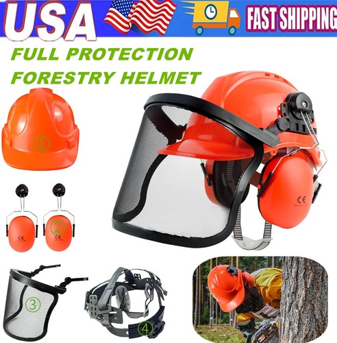 Forestry safety helmet with - helmet,